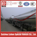 42 cbm aluminum fuel tanker semi trailer